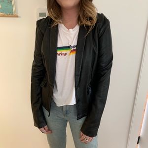 Free People Leather Jacket